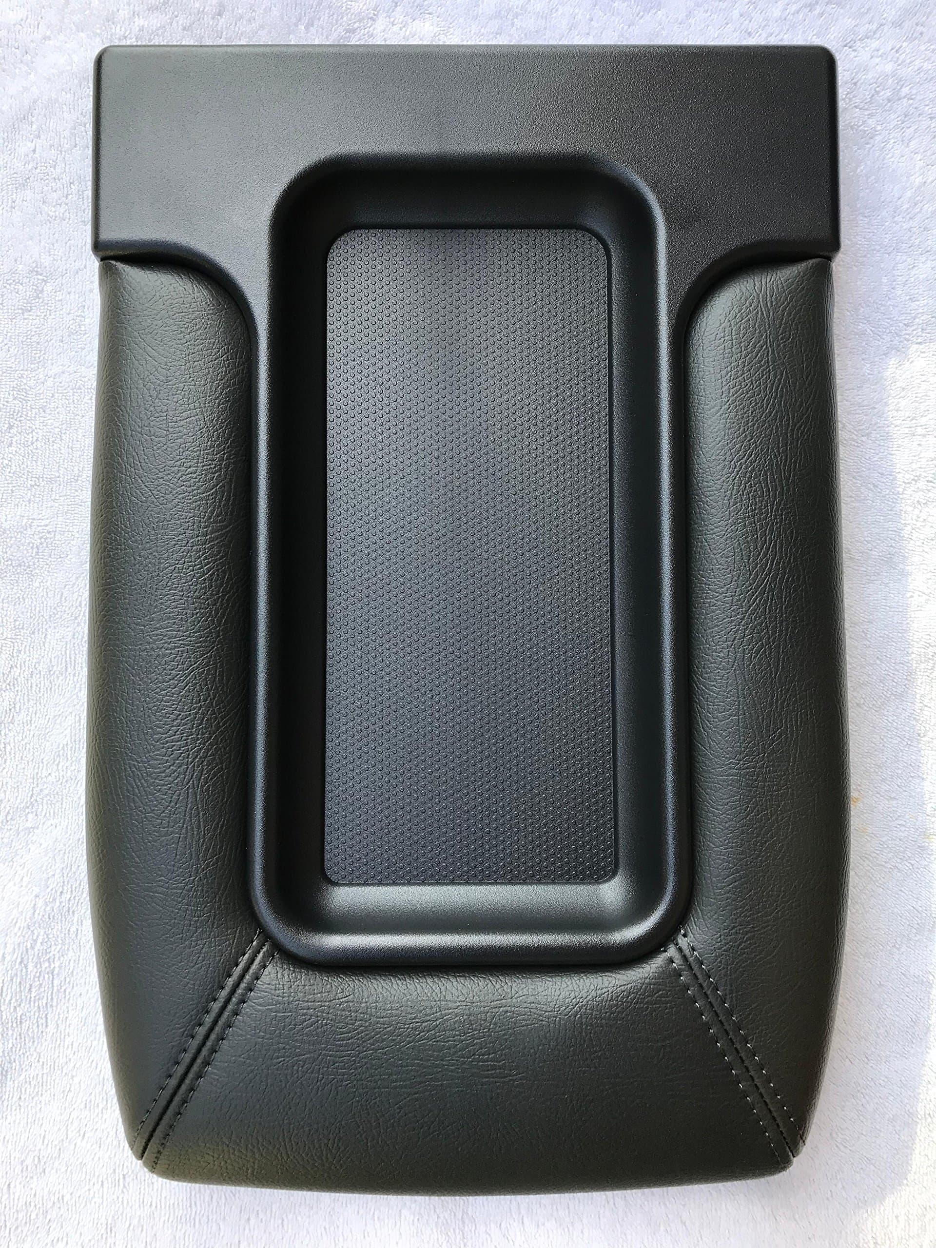 Made in U.S.A Center Console Storage TOP LID ARMREST Replacement KIT REDESIGNED Dark Grey FITS 1999-2007 Silverado Sierra Tahoe Avalanche Suburban