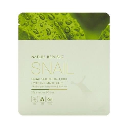 Night Plaza Snail Solution 1,000 Hydrogel Mask Sheet
