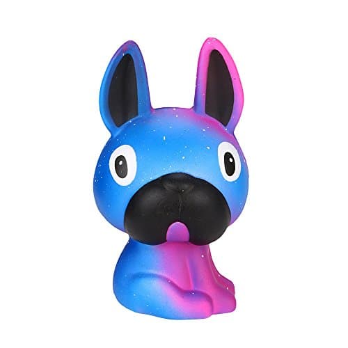 Sansee Squishy Slow Rising Galaxy Cute Panda Baby Cream Scented SqueezeToy Cute Animal Home Décor (Cute dog)