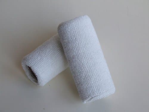 Resistance Fitness Wrist Bands, Extra Wide 12 Cms, Cotton, Sweat Bands, Sport, Pair