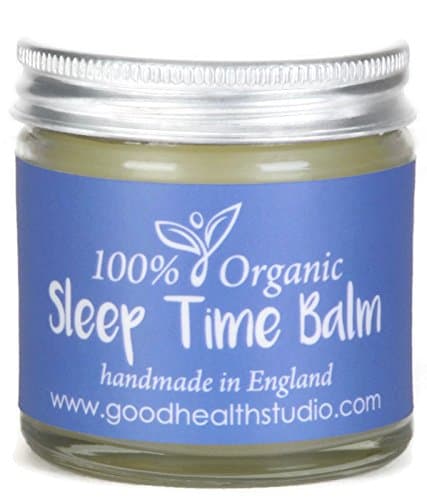 Sleep Time Balm 100% Organic, Natural Aid for Adults & Children age 3+ Hand Blended by an Aromatherapist, 50g, Help to Sleep, Calming, Relaxing, Insomnia Remedy, Soothing, Rejuvenating - with Pure Aromatherapy Essential Oils - Roman Chamomile, Petitgrain, Ylang Ylang, NO chemicals, NO preservatives, NO petroleum, Salve, Cream