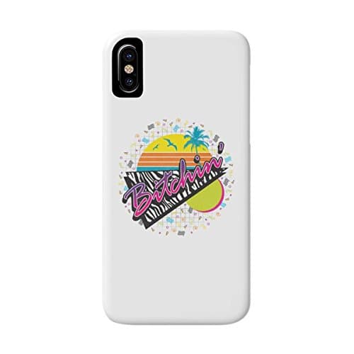 DEYING Phone Case BITCHIN Art Pattern Protector Cover for iPhone 8 Plus
