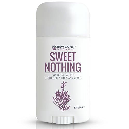 Raw Earth Organic All Natural Vegan Deodorant - Baking Soda & Aluminum Free - Hint of Ylang Ylang (2.5oz)