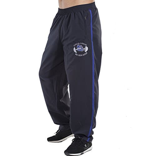 BIG SAM SPORTSWEAR COMPANY Men's Baggy Track Pants Bodypants1042 XL Black