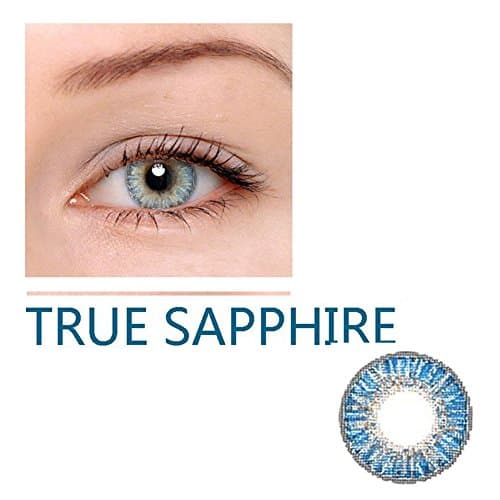 Women Multicolor Cute Charm and Attractive Fashion Contact Lenses Cosmetic Makeup Eye Shadow - Sapphire