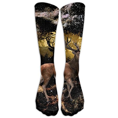 Galaxy Deer Compression Socks Tube Socks Athletic Socks Performance Socks Knee Socks Crew Socks Basketball Socks Volleyball Socks