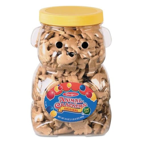 Stauffer's 011037 Animal Crackers, 24 Oz Jar