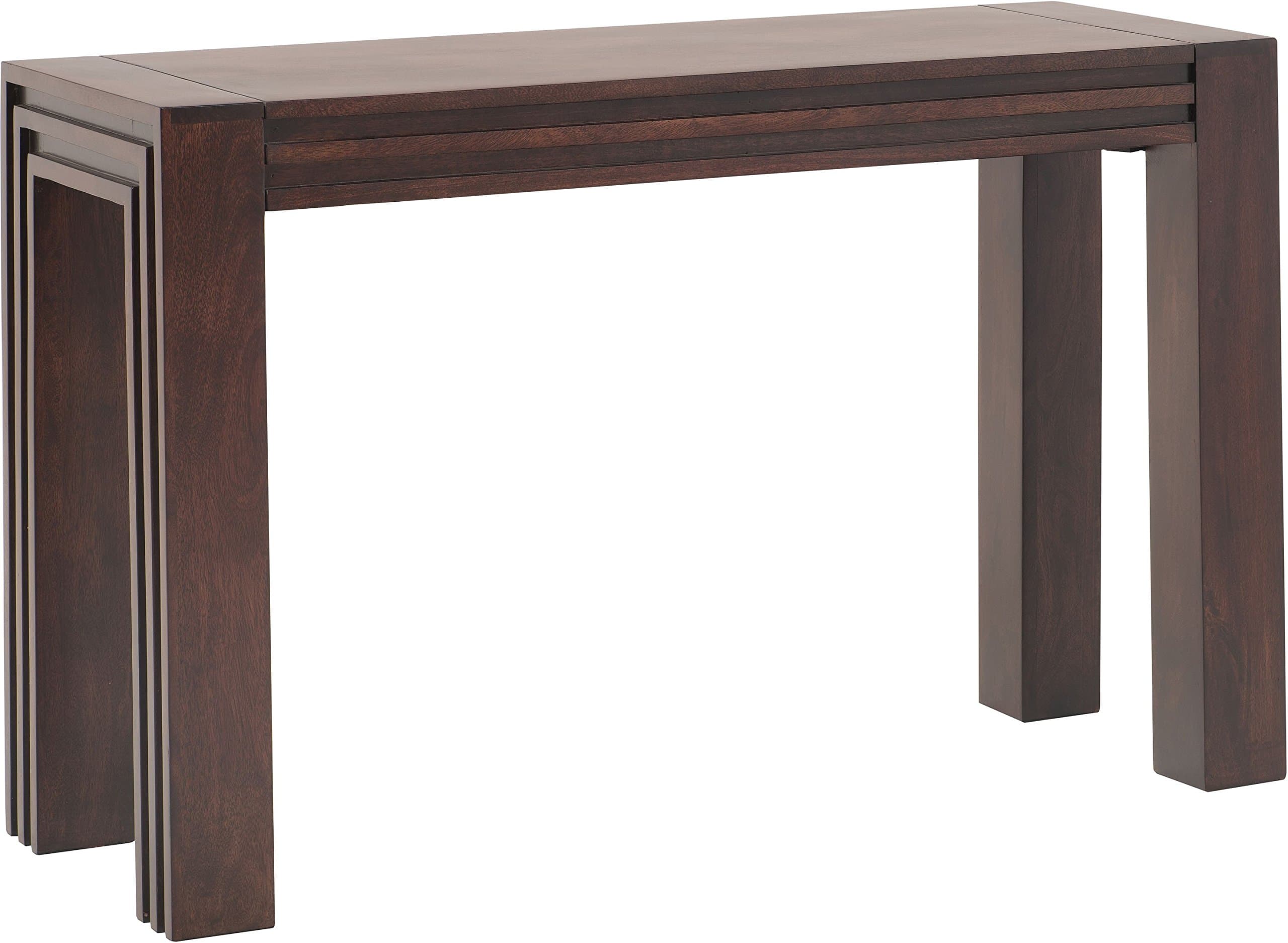 The Jaipur Living Vietnam Solid Wood Console Table (Wenge Finish, Brown)
