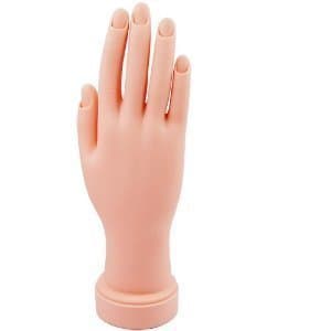 soft plastic hand model nail art flectional
