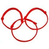 3 Kabbalah Red String Bracelets Evil Eye Jewelry Kabala Charm Fashion Bangle