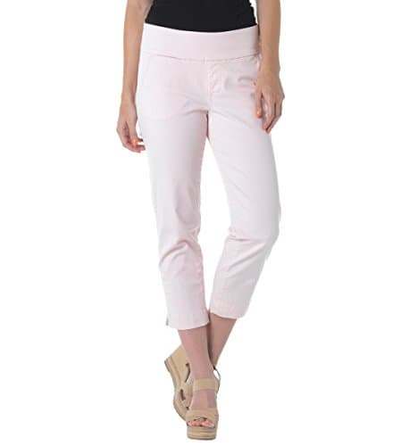 Jag Jeans Women's Hope Pull On Slim Crop Pant, Blush Pink, 6