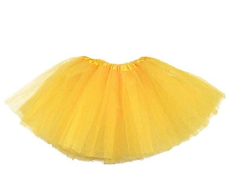 Zac's Alter Ego Yellow Lady Girls Women Tutu Skirt Fancy Dress Party Hen Party Fairy Princess Halloween