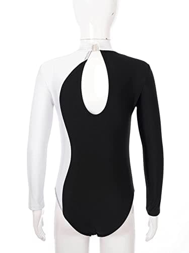 CHICTRY Girls Long Sleeve Gymnastics Leotard Unitard with Shorts 2 Piece Outfits Ballet Dance Bodysuit Biketard Dancewear