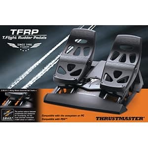 Thrustmaster TFRP Rudder/Pedals | Flight Game Controller | Joystick | PC/PS4