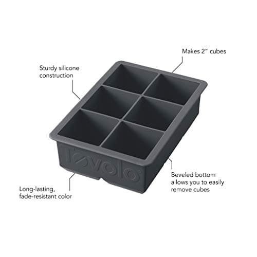 King Cube Ice Tray, Stratus Blue