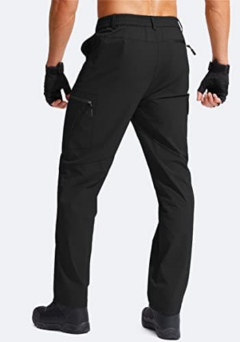 G Gradual Men's Hiking Cargo Pants Water Resistant Quick Dry Lightweight Outdoor Tactical Pants for Men with Multi Pocket