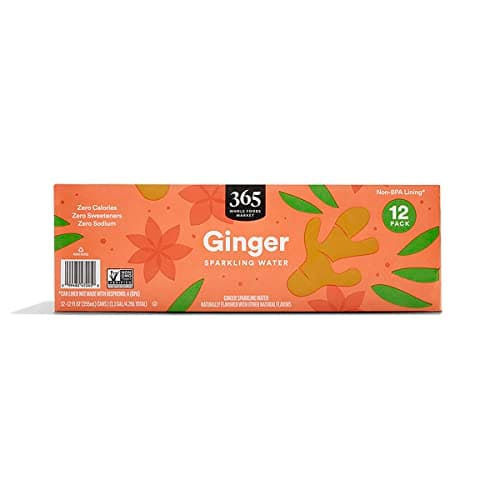 365 by Whole Foods Market, Sparkling Ginger Water 12Pk Cans, 12 Fl Oz