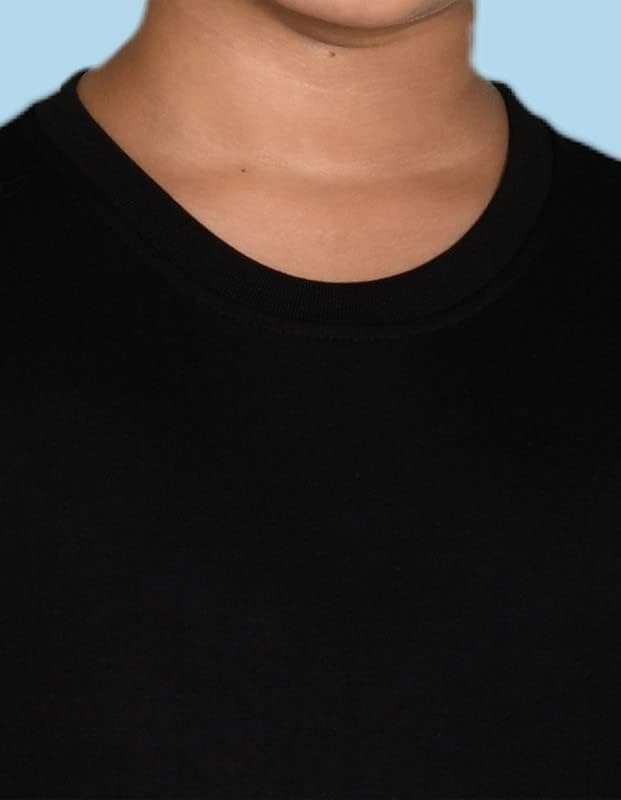 Nusyl Boy's Solid Regular Fit T-Shirt