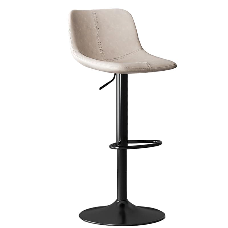 TERRIPETS Bar Stools Counter Swivel Bar Stools Breakfast Stools with Back and Footrest Modern Adjustable Armless Dining Chairs for Kitchen Island Dining Room Bar