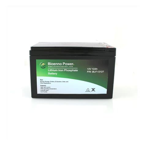Bioenno Power 12V, 12Ah LFP Battery (ABS, BLF-1212T)