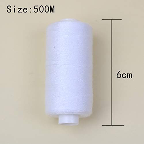 Kavach Enterprise 800M Strong and Durable Sewing Threads for Clothes Sewing Accessories White Black with 6 Pcs Steel Sewing Needle (4)