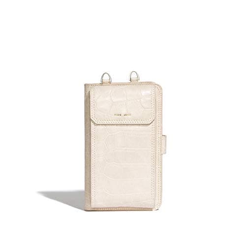 PU Leather | Rae Phone Crossbody | Pixie Mood (White Croc)