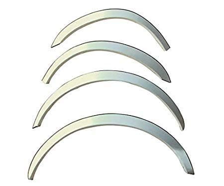 Spice auto accessories Chrome Wheel Arch Fender Trim for Toyota Innova 2012-2015 (Set of 4 Pcs.)