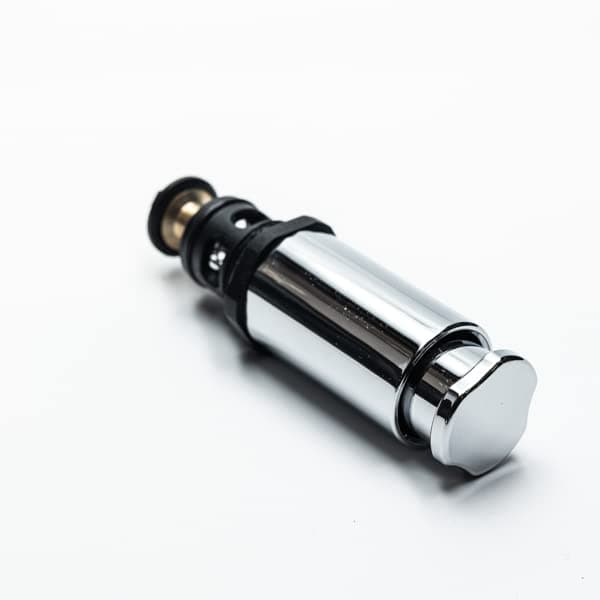 Diverter Assembly for Concealed Valves | High-Performance Metal Spout to Shower Water Flow Control | Chrome Finish Dual Port Flange Connection