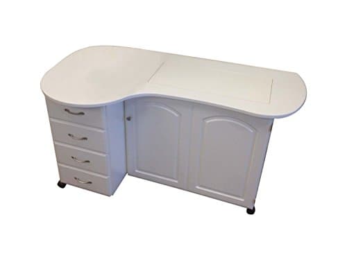 Model 8300 Quilter's Cloud 9 Premium 4 Drawer Cabinet in White.