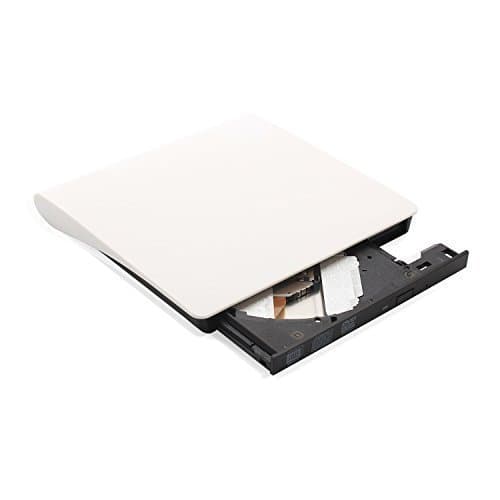 External USB3.0 Slim DVD burner, USB powered without external power source needed, integrates USB cable on the drive, CD read/write up to 24X and DVD read/write up to 8X