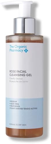 The Organic Pharmacy, Rose Facial Cleansing Gel With Rose Hip, Rose Garanium, Calendula & Aloe To Cleanse & Refresh, Non-foaming, Vegan And All Skin Types 100ml