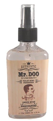 Poop Culture "Before You Go" Toilet Spray Bathroom Freshener (Mr. Doo (Amber Musk))