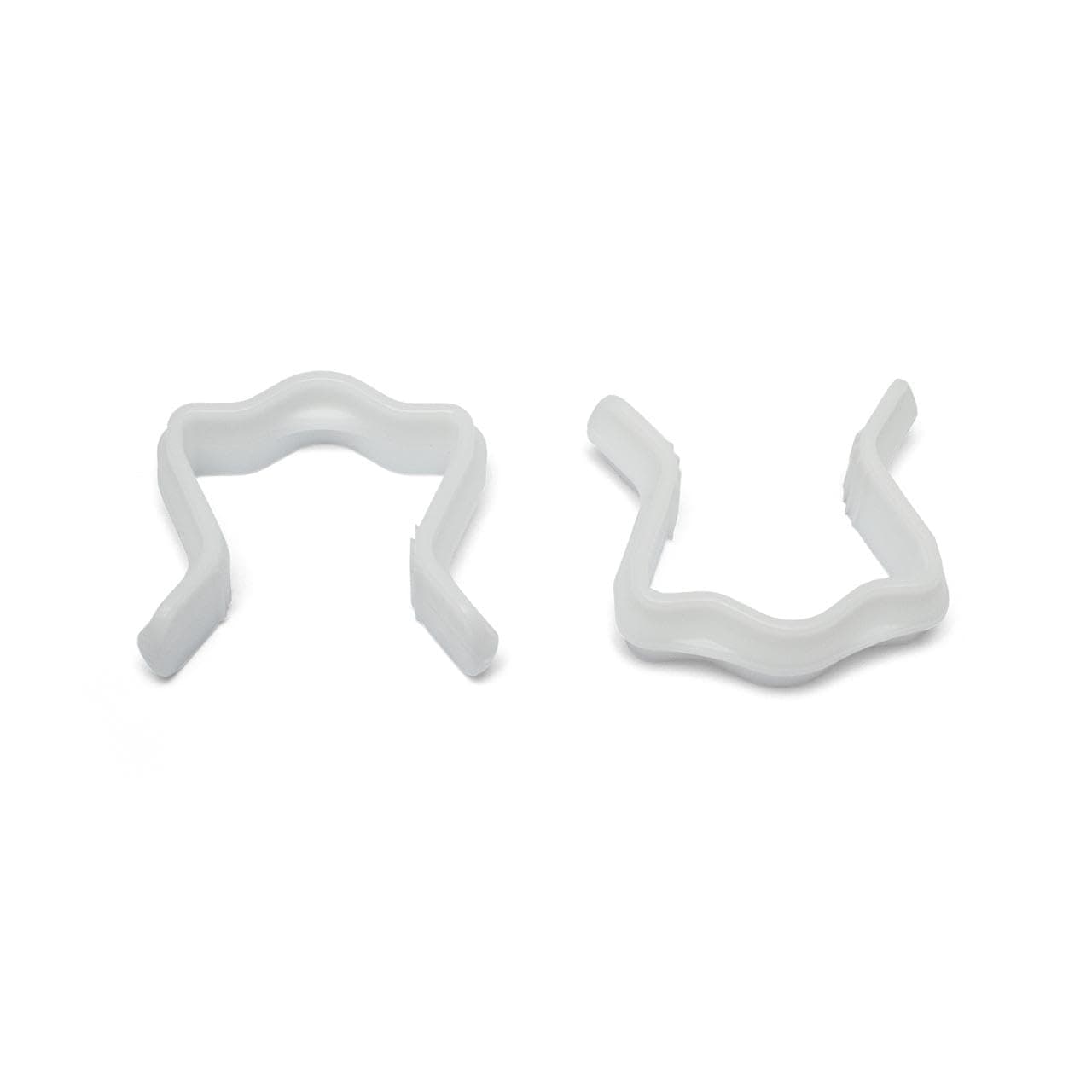 Husseinbolt Premium Plastic U Clips for Joining Divan and Ottoman Bed Bases - Secure and Durable, made with high density polyethylene (Pack of 6 U Clips)