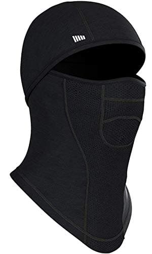 Balaclava Ski Mask - Face Mask for Men & Women - Cold Weather Gear for Skiing, Snowboarding & Motorcycle Riding (Black)