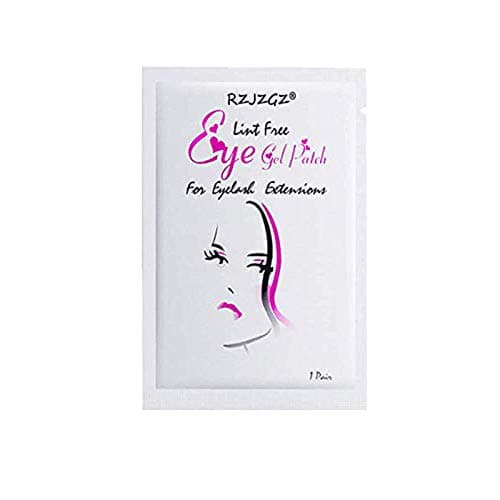 Under Eye Gel Pads Eyelash Extension Pads Lint Free DIY False Eyelash Lash Extension Makeup Eye Gel Patches Pack (50)