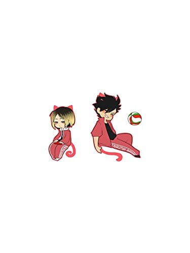 HZ Graphics Haikyuu!! Kenma, Kuroo Vinyl Decal Wall Laptop Bumper Sticker 5"