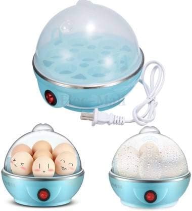 Egg Boiler/Egg Poacher/7 Egg Cooker/Electric Egg Boiler/Steamer/Home Machine Egg Boiler with Egg Tray(Multicolor)