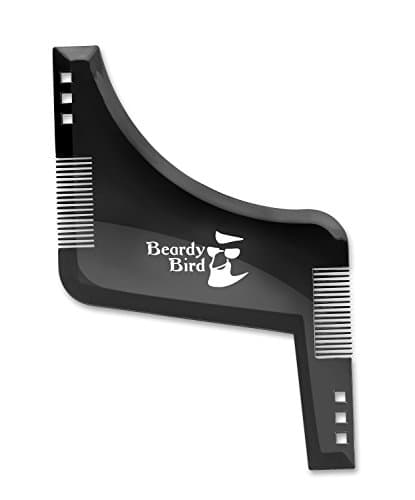 Beard & Mustache Shaper Styling Grooming & Shaping Template Comb Tool for Perfect and Symmetry Lines | Haircut Lining, Shaping, Edging, Trim | Gift Box | Best Movember Gift