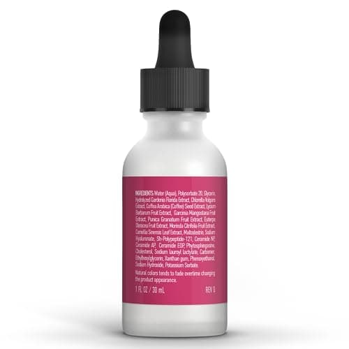 TruSkin Collagen Peptides Serum for Face – Smoothing Serum with Peptides, Ceramides & Superfruits – Support Skin’s Natural Collagen & Skin Barrier for a Radiant, Healthy-Looking Glow - 1 fl. Oz