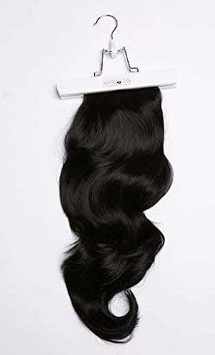 Easilocks Human Hair Extensions Megan McKenna Luxury Clip In Hair Extension, Ebony