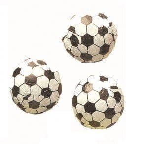 Chocolate Foil Soccer Balls (1 Lb - Approx 83 Pcs) by Niagara Chocolates