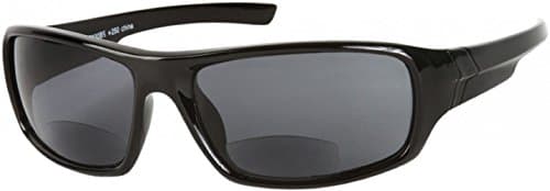 BBI The Dapper Unisex BIFOCAL Wrap Around Reading Sunglasses
