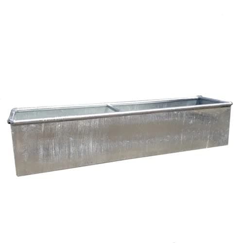 Metal Cattle Water Trough/Metal Garden Planter Galvanised Steel 0.6m - 1.5m (1.8m)