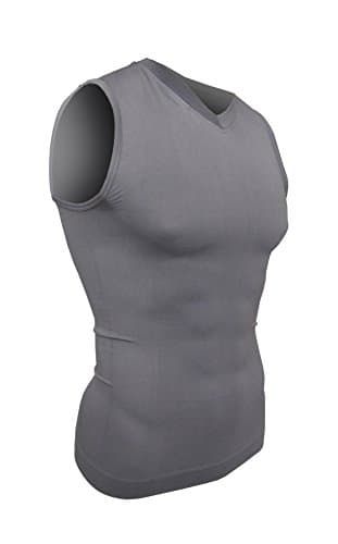 Fitman Solutions Body Shaping Gynecomastia Compression Shirt: Comfortable for Everyday Wear XXL Grey