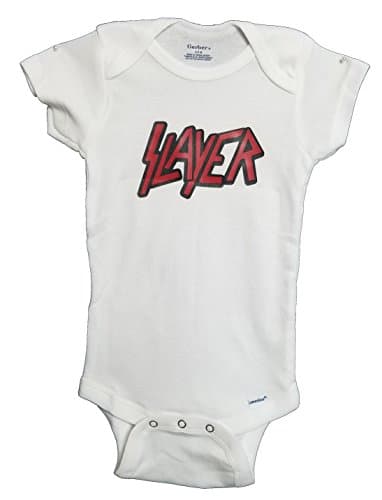 Mari Kyrios Slayer Thrash Metal Rock & Roll Onesie Pajamas Bodysuit Baby Clothes