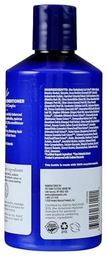 Avalon Organics Therapy Biotin B-Complex Thickening Conditioner, For an Energized Scalp and Thicker, Fuller-Looking Hair, 14 Fluid Ounces