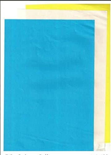 Sashiko Fabric Japanese Transfer Tracing Paper - Double Sided - 3 COLORS - 7" X 11" - No Chalky Residue