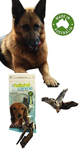 Dog Treats All-natural Dog Treats Kangaroo Jerky for Dogs - Pet Treats for Dogs Healthy Treats - Canine Best Buddy Packet 100g - Meat Products 100% Australian Made Kangaroo Jerky