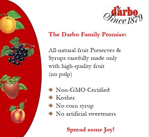 D'Arbo Premium Wild Lingonberry Sauce in Decorative, Embossed Glass Jar, 21 oz | Made with only the finest Wild Lingonberries| 60% Fruit Content | Delicate yet Tangy Sweetness Brings out the Best in