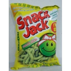 Thai Snack Snack Jack Green Pea Snack Original Flavor 70g. Pack 3